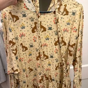 Rhode swing dress with sash